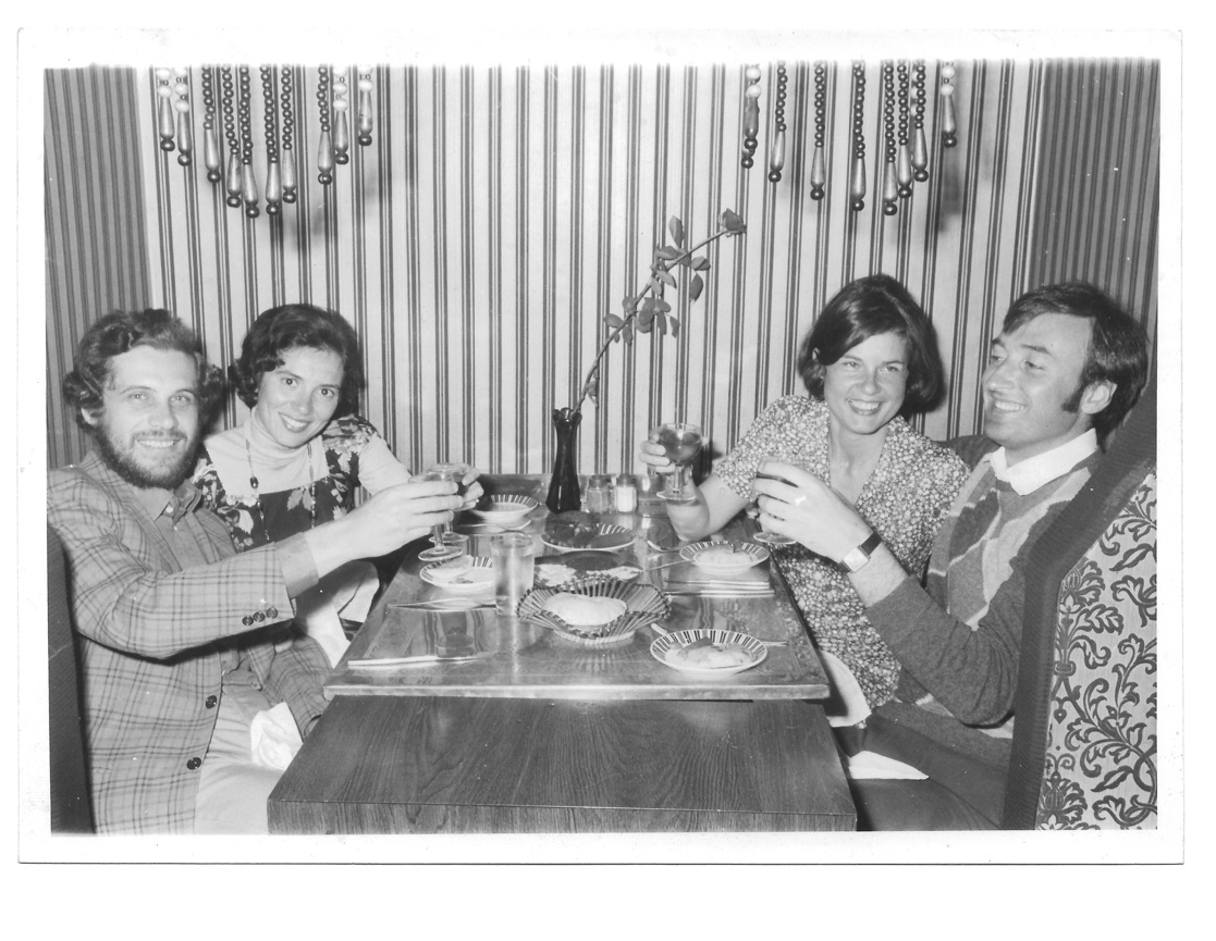 Pino and Sonia with Gabriele and Edy in Israel, 1975